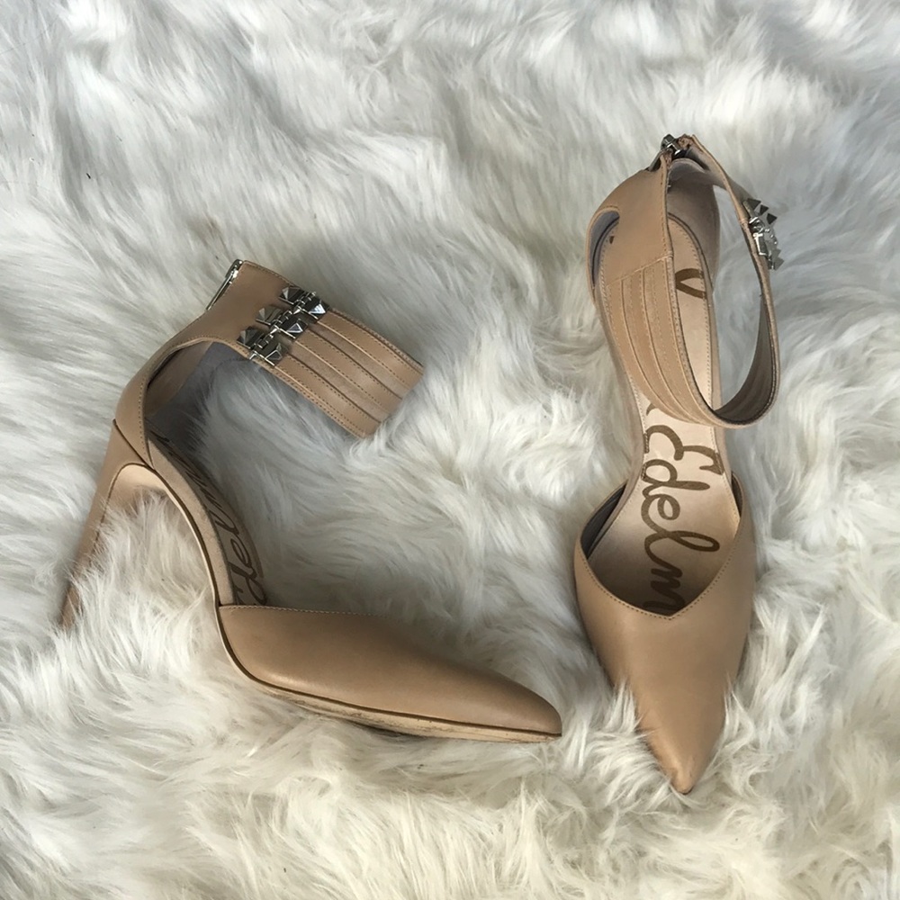 Sam Edelman Pointed Toe Heel with Ankle Strap